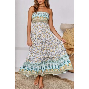 Women's off-shoulder high waist dress