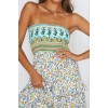 Women's off-shoulder high waist dress